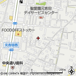 茨城県水戸市元吉田町1174-4周辺の地図