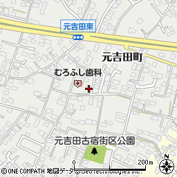 茨城県水戸市元吉田町2196-1周辺の地図