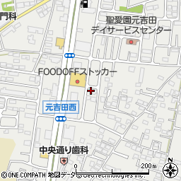 茨城県水戸市元吉田町1194-13周辺の地図