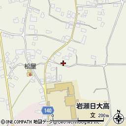 茨城県桜川市友部1701周辺の地図