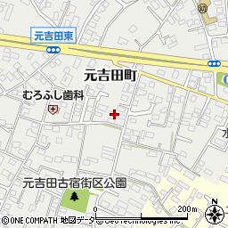 茨城県水戸市元吉田町2180-1周辺の地図