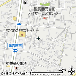 茨城県水戸市元吉田町1175周辺の地図