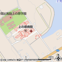 上の原病院（鴻仁会）周辺の地図