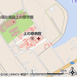 上の原病院周辺の地図