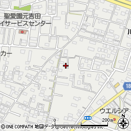 茨城県水戸市元吉田町823-1周辺の地図
