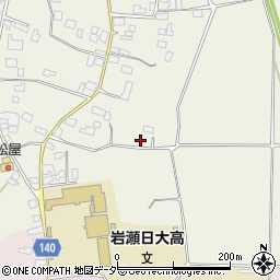 茨城県桜川市友部1702-1周辺の地図