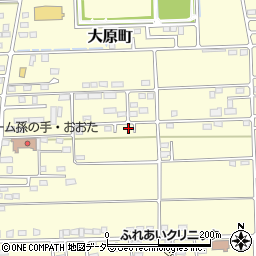 群馬県太田市大原町195-19周辺の地図