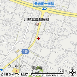 茨城県水戸市元吉田町1640-1周辺の地図