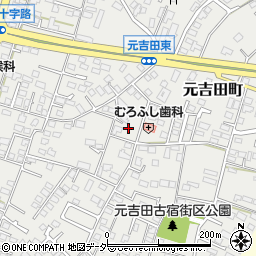 茨城県水戸市元吉田町2202-1周辺の地図