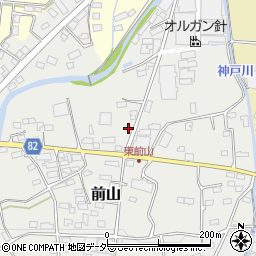 長野県上田市前山752-1周辺の地図