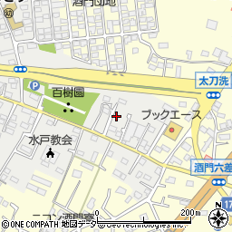 茨城県水戸市元吉田町2623-13周辺の地図