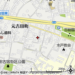 茨城県水戸市元吉田町2151-12周辺の地図
