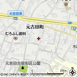 茨城県水戸市元吉田町2180-2周辺の地図