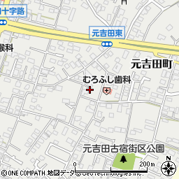 茨城県水戸市元吉田町2202周辺の地図