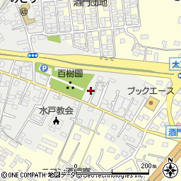 茨城県水戸市元吉田町2623-5周辺の地図