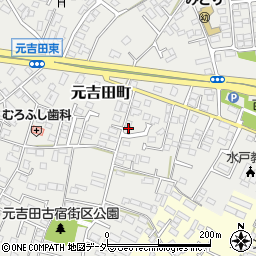 茨城県水戸市元吉田町2171周辺の地図