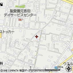 茨城県水戸市元吉田町1369-7周辺の地図