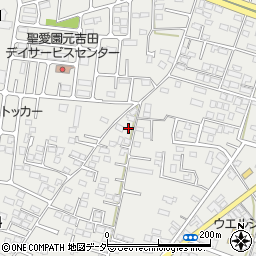 茨城県水戸市元吉田町1369-3周辺の地図