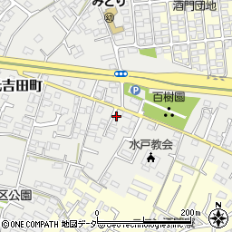 茨城県水戸市元吉田町2164-2周辺の地図