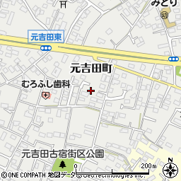 茨城県水戸市元吉田町2177-8周辺の地図