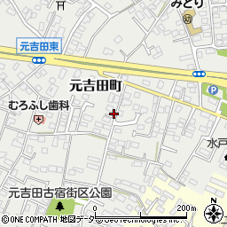 茨城県水戸市元吉田町2179周辺の地図
