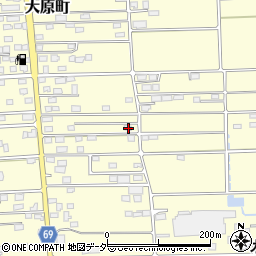 群馬県太田市大原町223周辺の地図