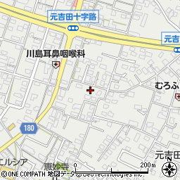 茨城県水戸市元吉田町1642-4周辺の地図