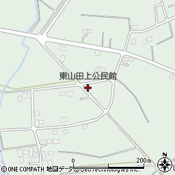 東山田上公民館周辺の地図