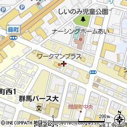 トヨタレンタリース群馬高崎問屋町店周辺の地図