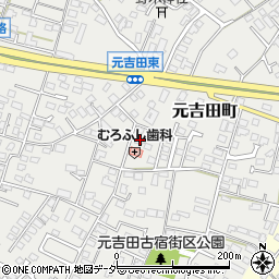 茨城県水戸市元吉田町2197周辺の地図