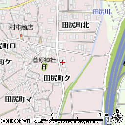 石川県加賀市田尻町北90周辺の地図