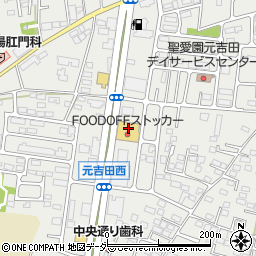 茨城県水戸市元吉田町1166-7周辺の地図