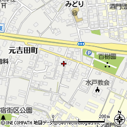 茨城県水戸市元吉田町2150-1周辺の地図