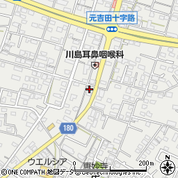 茨城県水戸市元吉田町1638-1周辺の地図