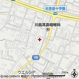 茨城県水戸市元吉田町1595-1周辺の地図