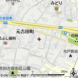 茨城県水戸市元吉田町2149-5周辺の地図