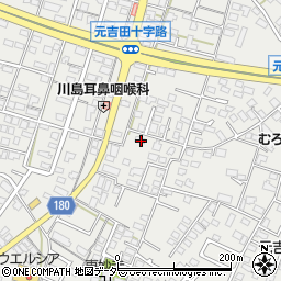 茨城県水戸市元吉田町1642-1周辺の地図