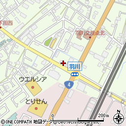 栃木県小山市羽川70周辺の地図