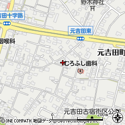 茨城県水戸市元吉田町2220周辺の地図