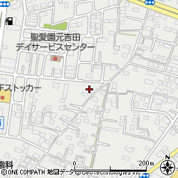 茨城県水戸市元吉田町1187-1周辺の地図