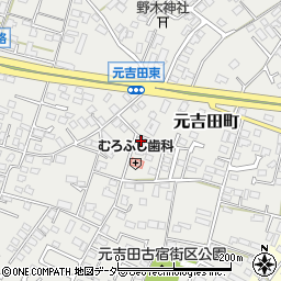 茨城県水戸市元吉田町2197-4周辺の地図