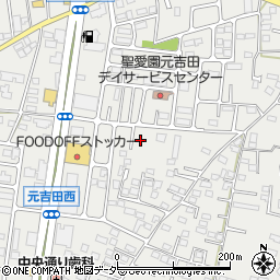 茨城県水戸市元吉田町1172-3周辺の地図