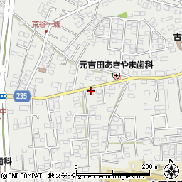 茨城県水戸市元吉田町974-1周辺の地図
