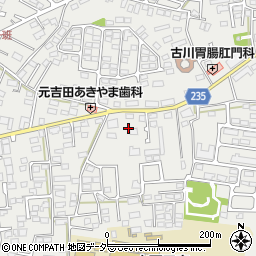 茨城県水戸市元吉田町1133周辺の地図
