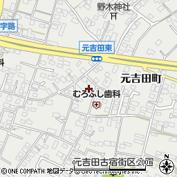 茨城県水戸市元吉田町2198周辺の地図