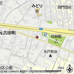 茨城県水戸市元吉田町2609周辺の地図