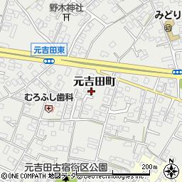 茨城県水戸市元吉田町2177-5周辺の地図