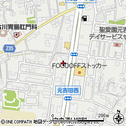 茨城県水戸市元吉田町1164周辺の地図