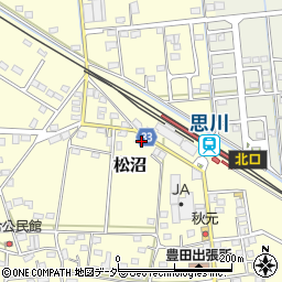 栃木県小山市松沼987-4周辺の地図