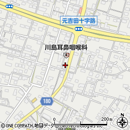 茨城県水戸市元吉田町1635-8周辺の地図